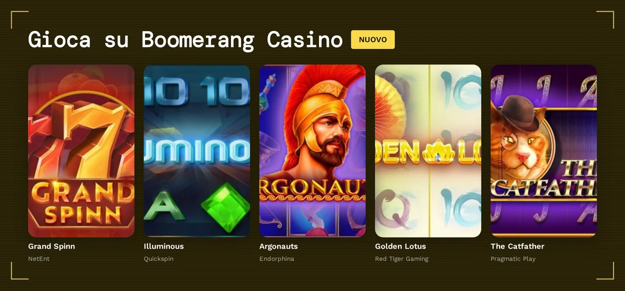 Gioca alle slot top